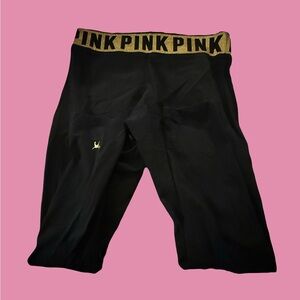 Y2K PINK Victoria's Secret Leggings with rhinestones